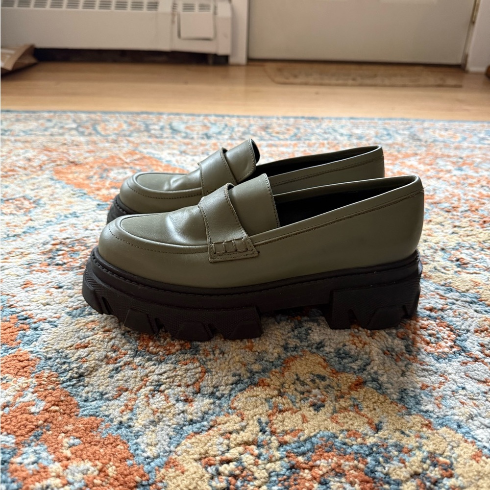Alohas Olive Green Trailblazer Loafers - Picture 2 of 5